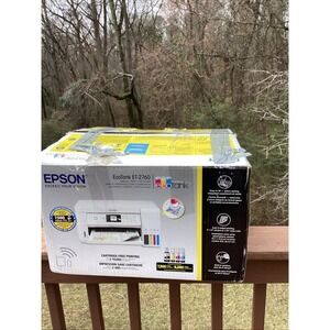 Epson ET-2760 ECOTANK All-in-One Wireless Color Printer - White Open Box